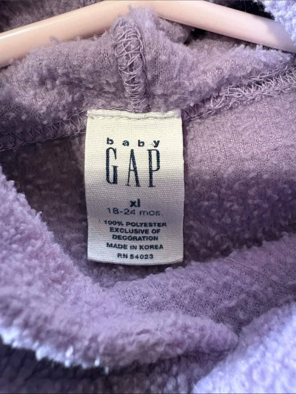 GAP plush purple